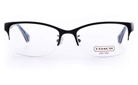 coach semi rimless eyeglass frames